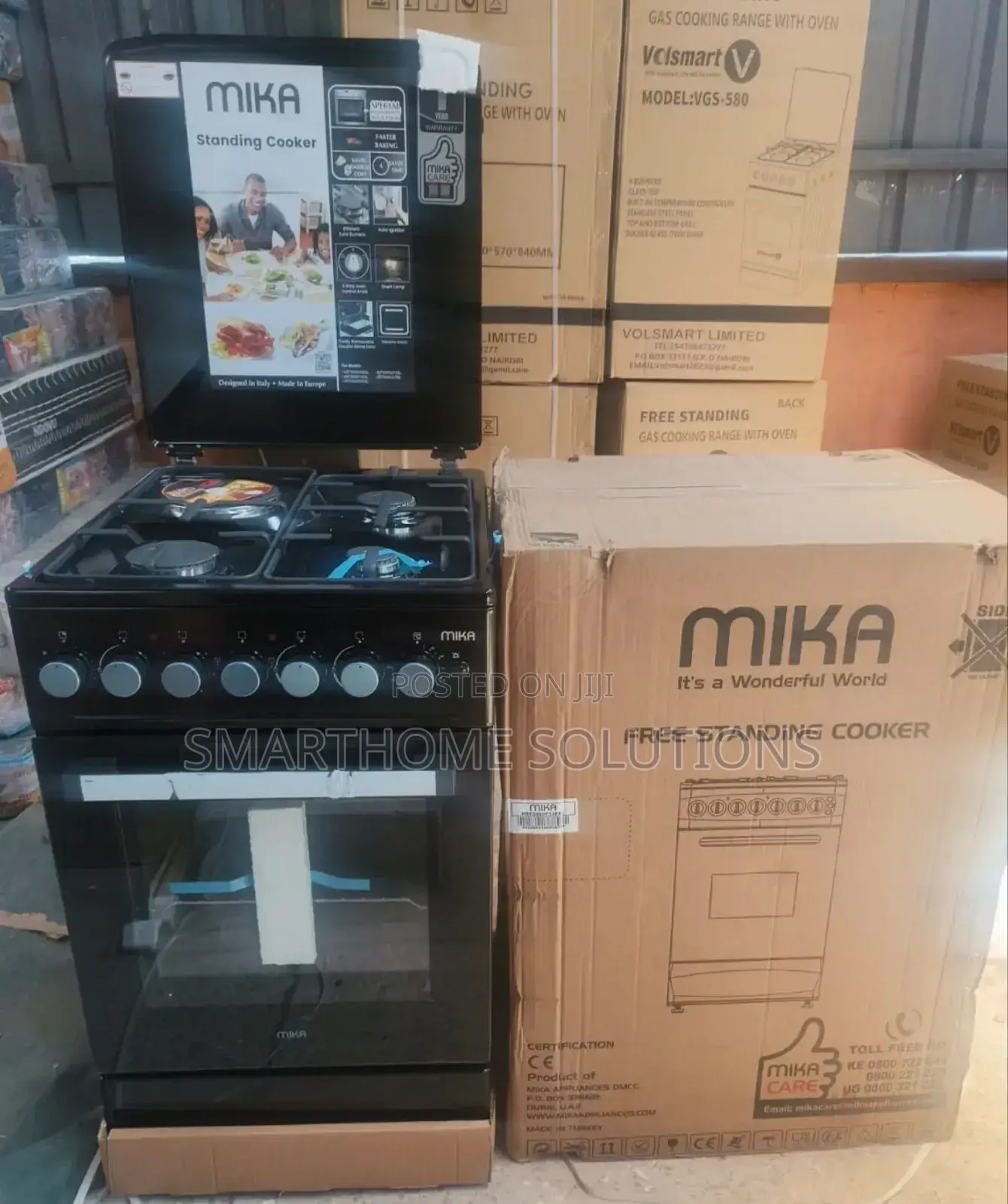 *Mika 3+1 Standing Cooker Electric Oven