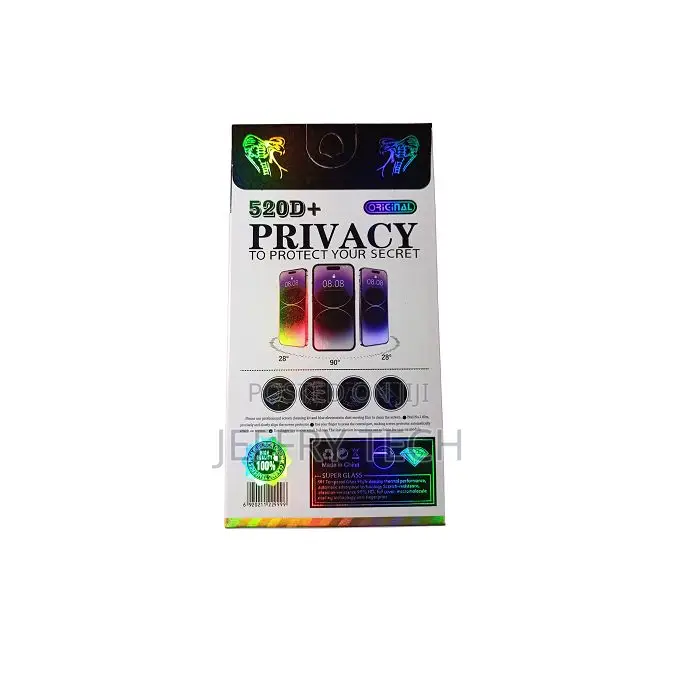 iPhone 13 Pro Max Curved Edge Privacy Black Screen Protector