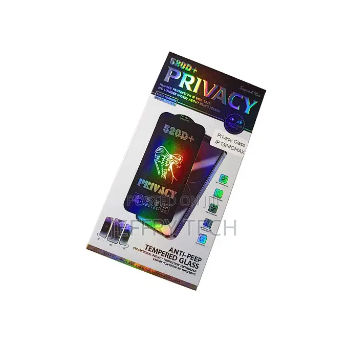 iPhone 13 Pro Max Curved Edge Privacy Black Screen Protector