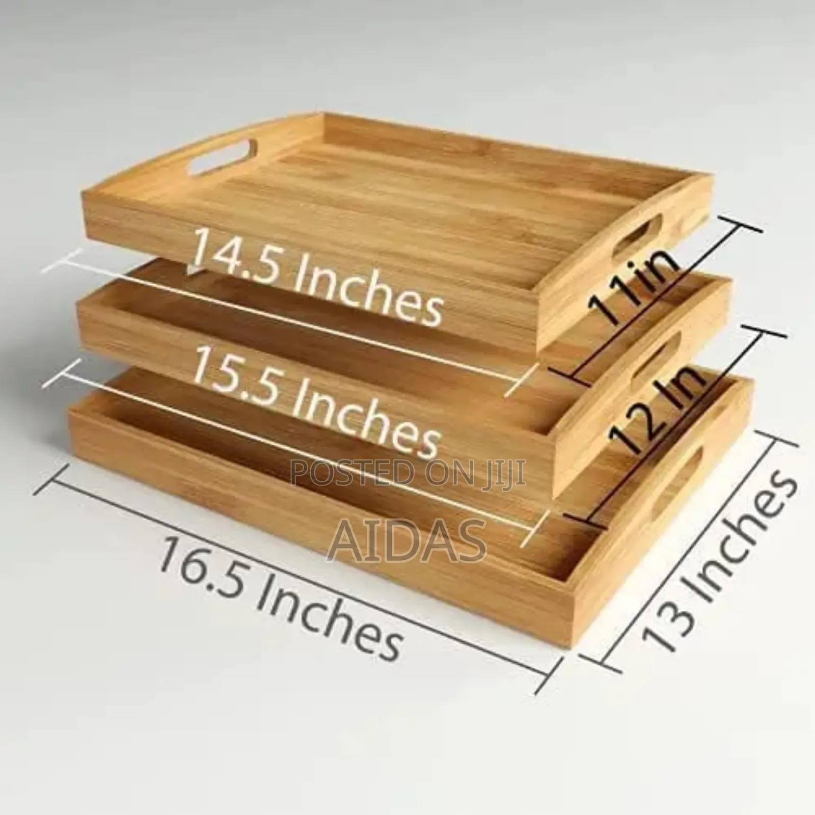 Multipurpose Big Sized Bamboo Serving Trays