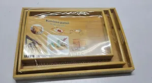 Multipurpose Big Sized Bamboo Serving Trays