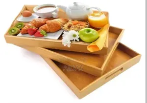 Multipurpose Big Sized Bamboo Serving Trays