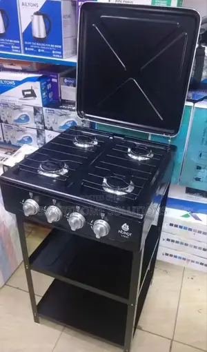 Nunix 4 Burner Automatic Ignition Gas Cooker All Gaswith She