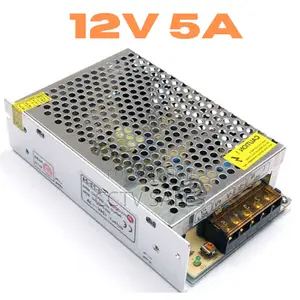 12v 5a 60w Switch Mode Dc Power Supply Open - Small Flame
