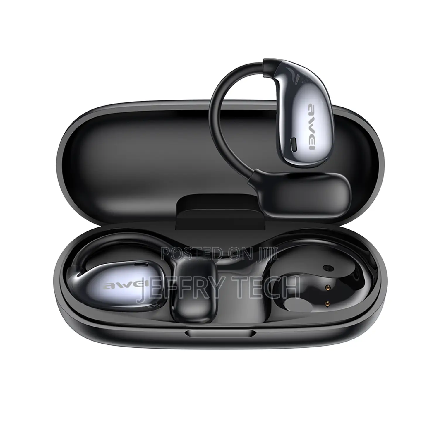 Awei Ows T98 Liquid Silicone Ear-Hook Bluetooth Earphone