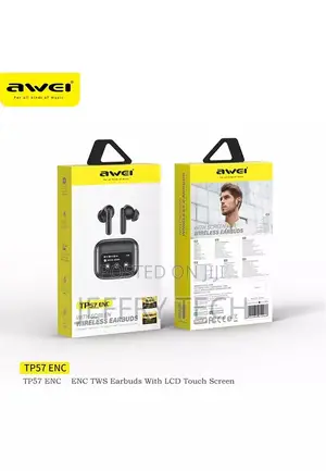 Awei Tp57 Enc Wireless Earbuds, Bluetooth