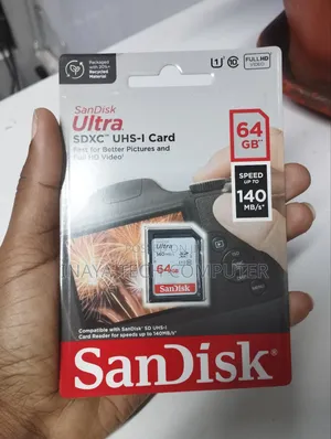 Sandisk Ultra SDXC Uhs-I Card Up to 140mb/S - 64gb