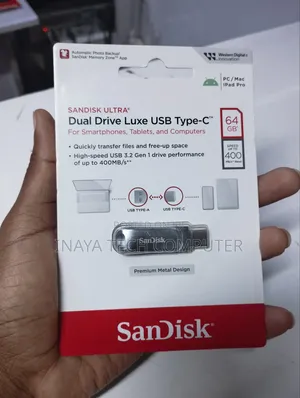 Sandisk Ultra Luxe Usb Type-C Flash Drive - 64gb