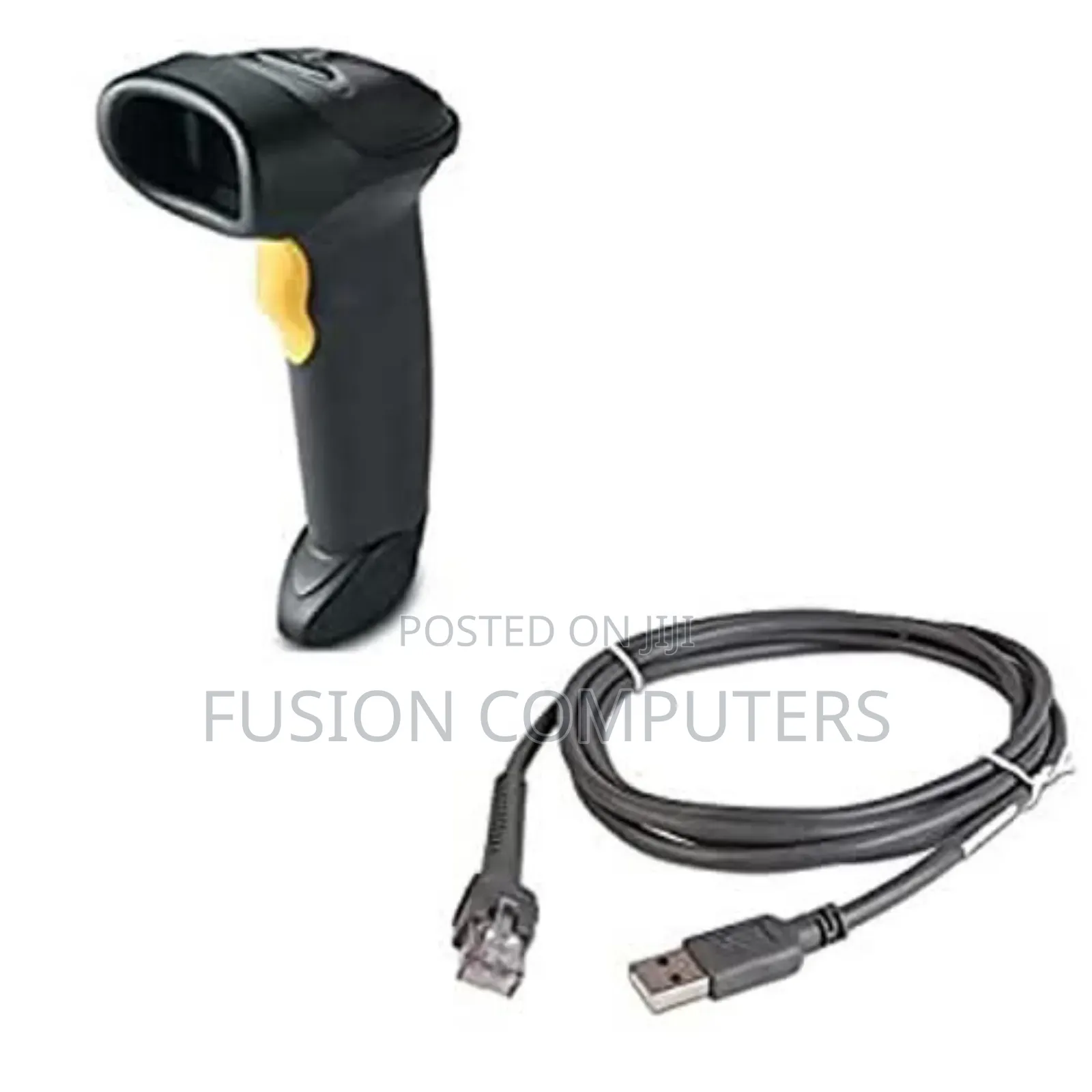 Zebra Symbol Ls2208 1d Laser Barcode Scanner – Black