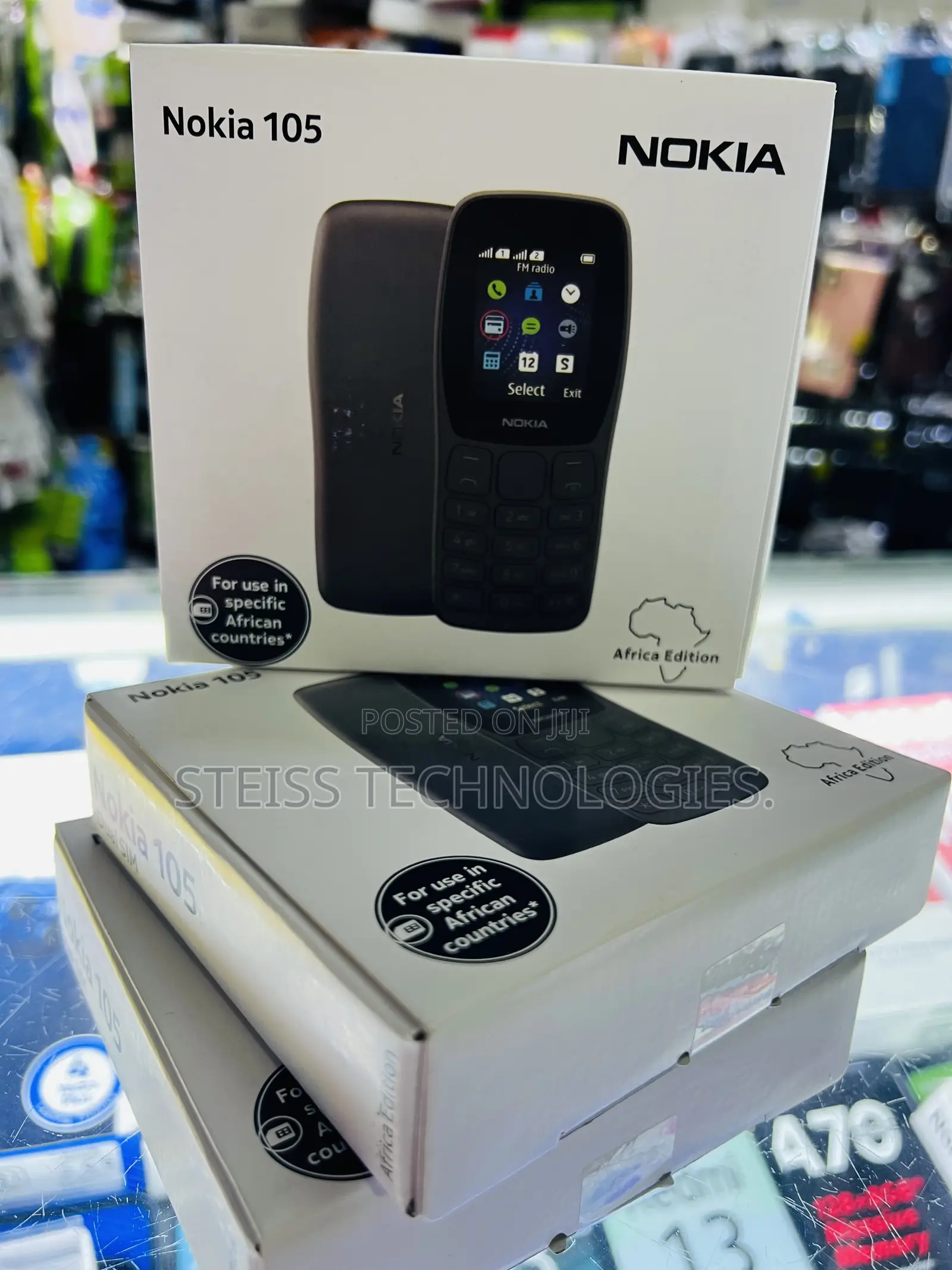 New Nokia 105 Black