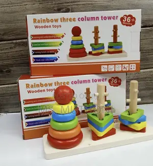*3 Column Rainbow Tower*
