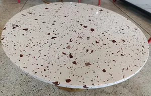 Warm Beige Terrazzo Slabs (2400mm * 1600mm)