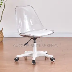 Home Chairs:Liftable and Rotating Office Stool With Backrest