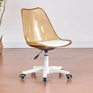 Home Chairs:Liftable and Rotating Office Stool With Backrest
