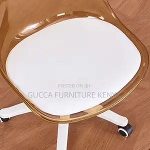 Home Chairs:Liftable and Rotating Office Stool With Backrest