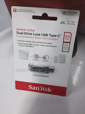 Sandisk Ultra 64gb Dual Drive Luxe Flash Disk