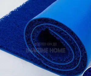 Beautiful Blue PVC Spaghetti Carpet