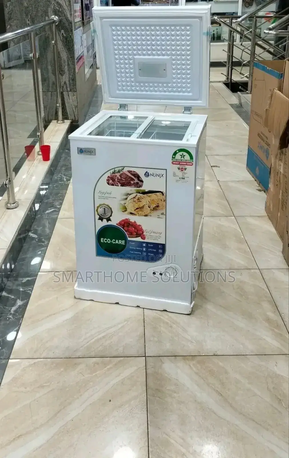White Nunix 100 Litres Deep Freezer Nu-C100d
