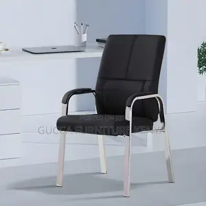 Office Chairs:Steel Framed Modern Executive Waiting Chair
