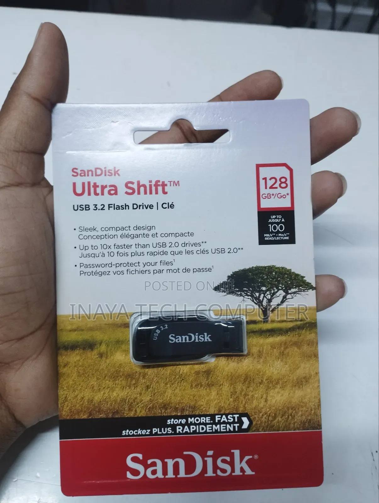 Sandisk 128gb Ultra Shift 3.2 Flash Disk