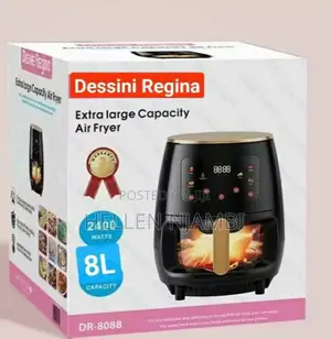 Glass Oven Dessini Air Fryer 8 Litres