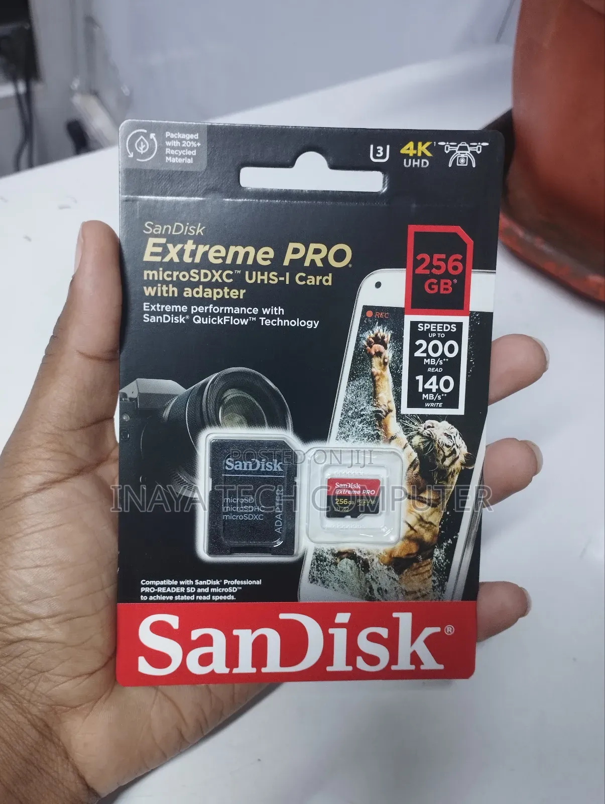 Sandisk Extreme Pro 256gb Microsdxc Memory Card