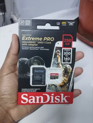 Sandisk Extreme Pro 256gb Microsdxc Memory Card