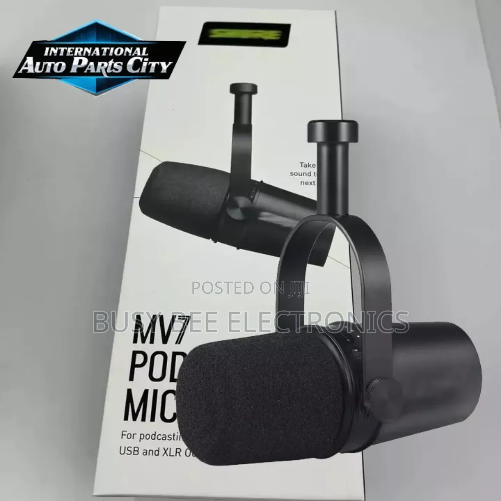 Shure Mv7 Podcast Microphone - Black