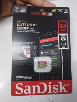 Sandisk Extreme Pro 64gb Microsdxc Without Adapter