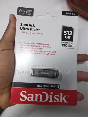 Sandisk Ultra Flair Usb 3.0 Flash Drive - 512gb