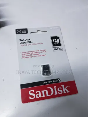 Sandisk Ultra Fit 3.2 Gen 1 Usb Flash Drive 128gb