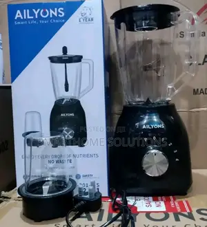 Blender With Grinder and Juicer Ailyons 2 in 1 Blender