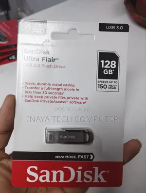 Sandisk Ultra Flair 3.0 Usb Flash Drive 128gb