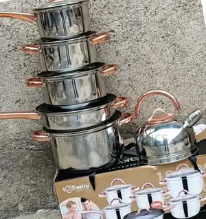 Cookware Set - 12pcs Yimeitai Stainless Pots/ Kettle