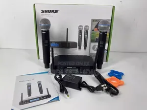 Glxd4 Vocal Dual Channel Wireless Microphone Shure