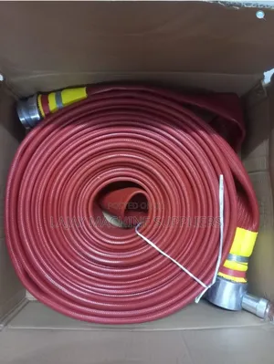 Durable Rubber-Lined Red Delivery Hose 3 Inches