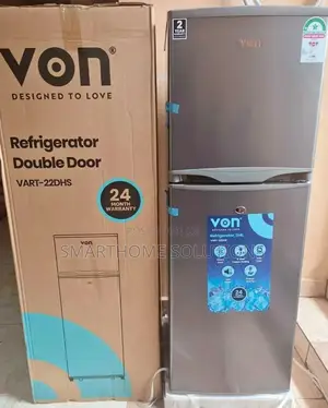 Von Vart-22dhs Double Door Fridge 134l