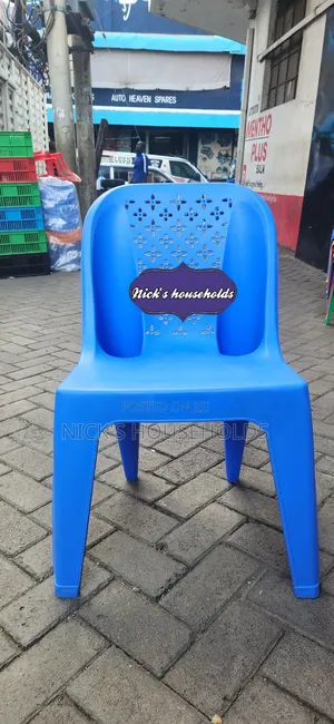Sky Blue Armless Skyplast Plastic Chairs