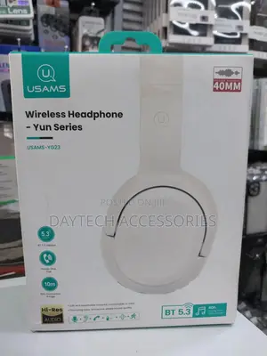 Usams Bluetooth 5.3 Headphones on-Ear Yun Series Black