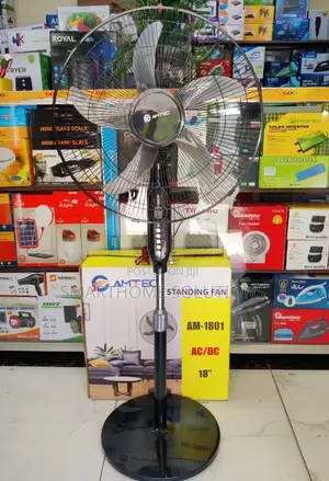 Standing Fan 18inches Black