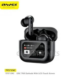 Awei Tp57 Enc TWS Earphone With Lcd.