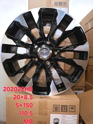 Size 20 Toyota Landcruiser V8 Rims
