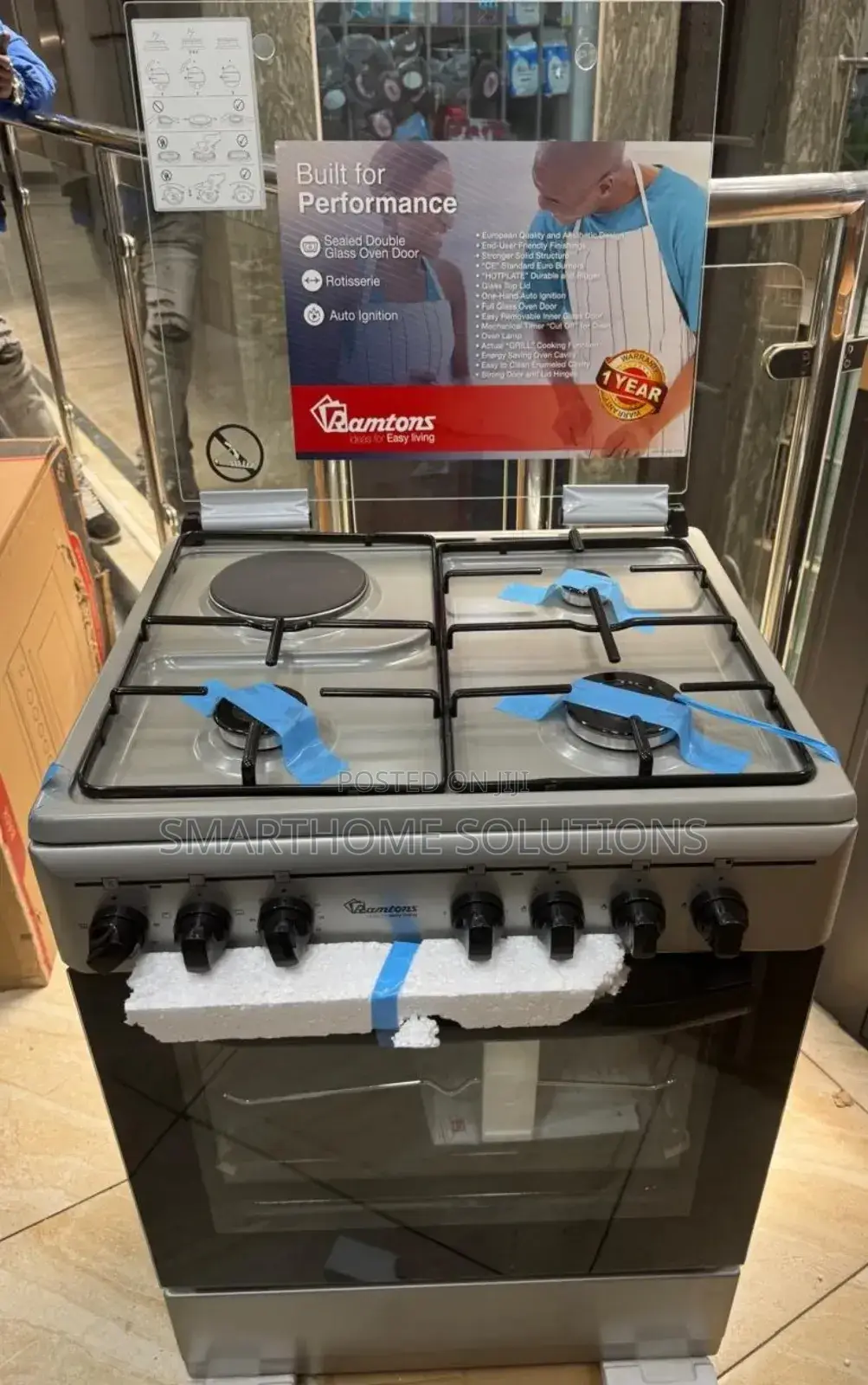 Ramton 60 by 60 Standing Cooker
