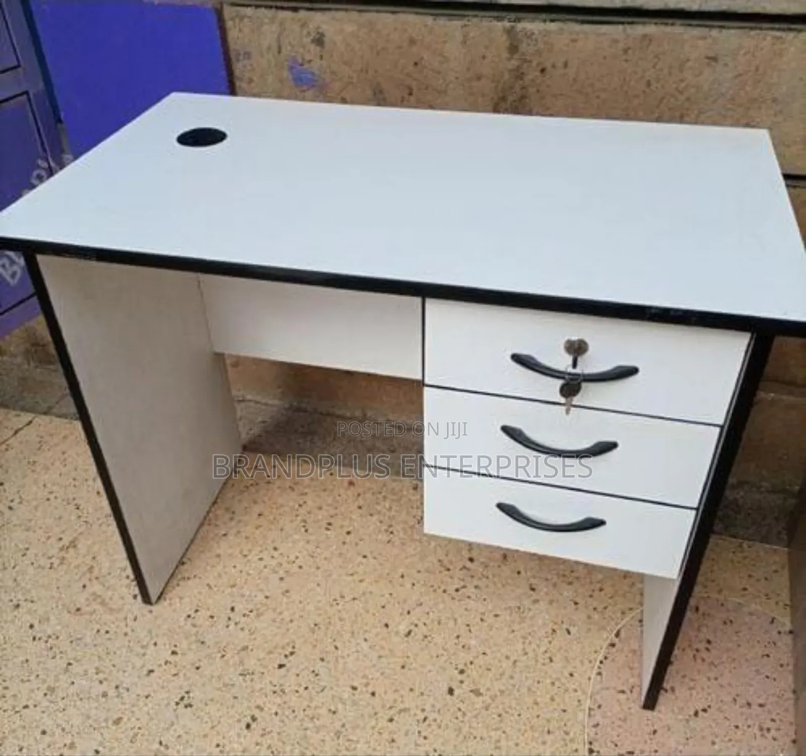 White Office Desk