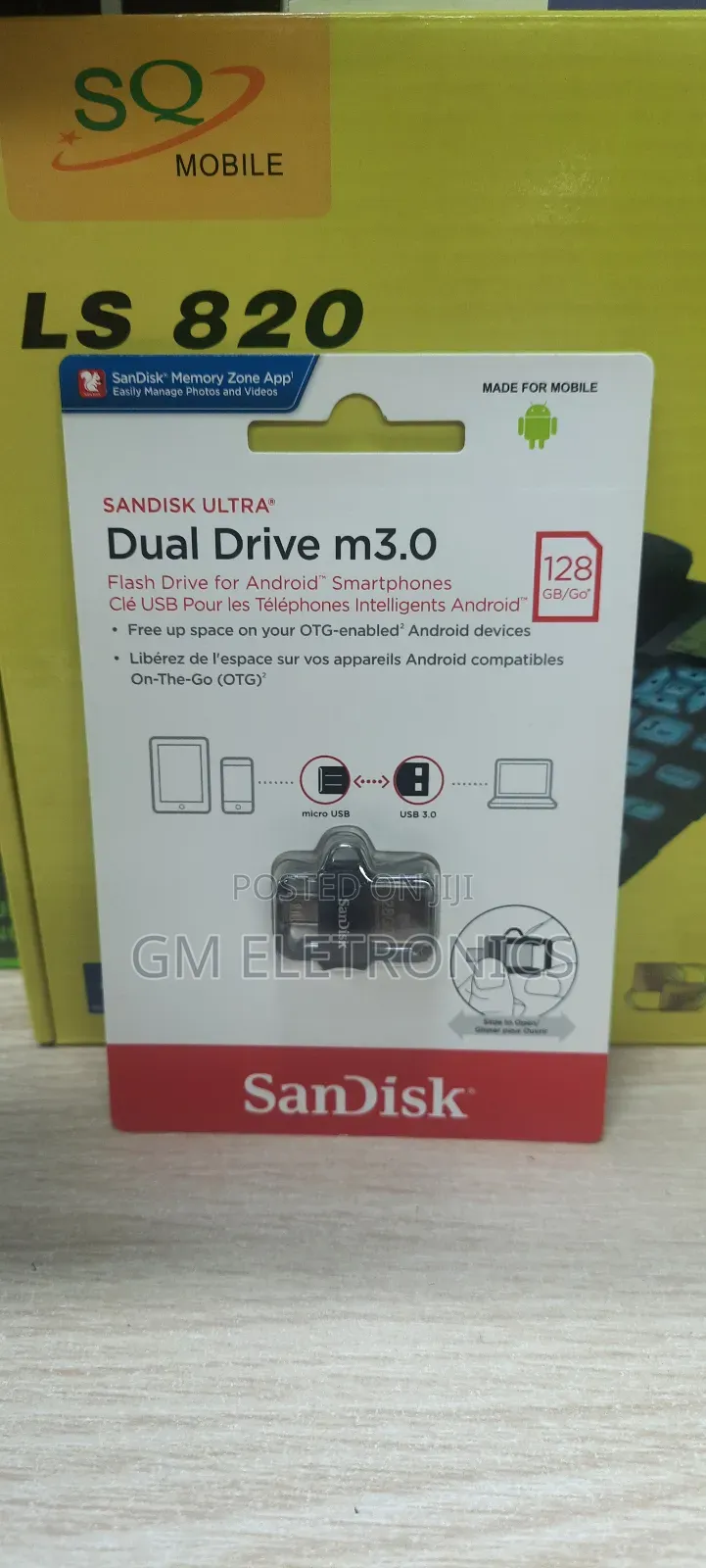 128gb Dual Drive M3.0 for Android Devices and Computers