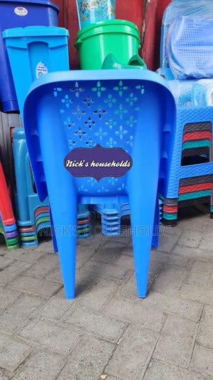 Sky Blue Armless Skyplast Plastic Chairs