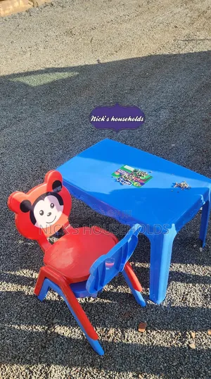 Studying Plastic Table and Chairs Set