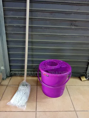 Mop and Bucket for Cleaning Floor