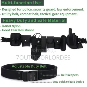 10 in 1 Tactical Utility Duty Belt
