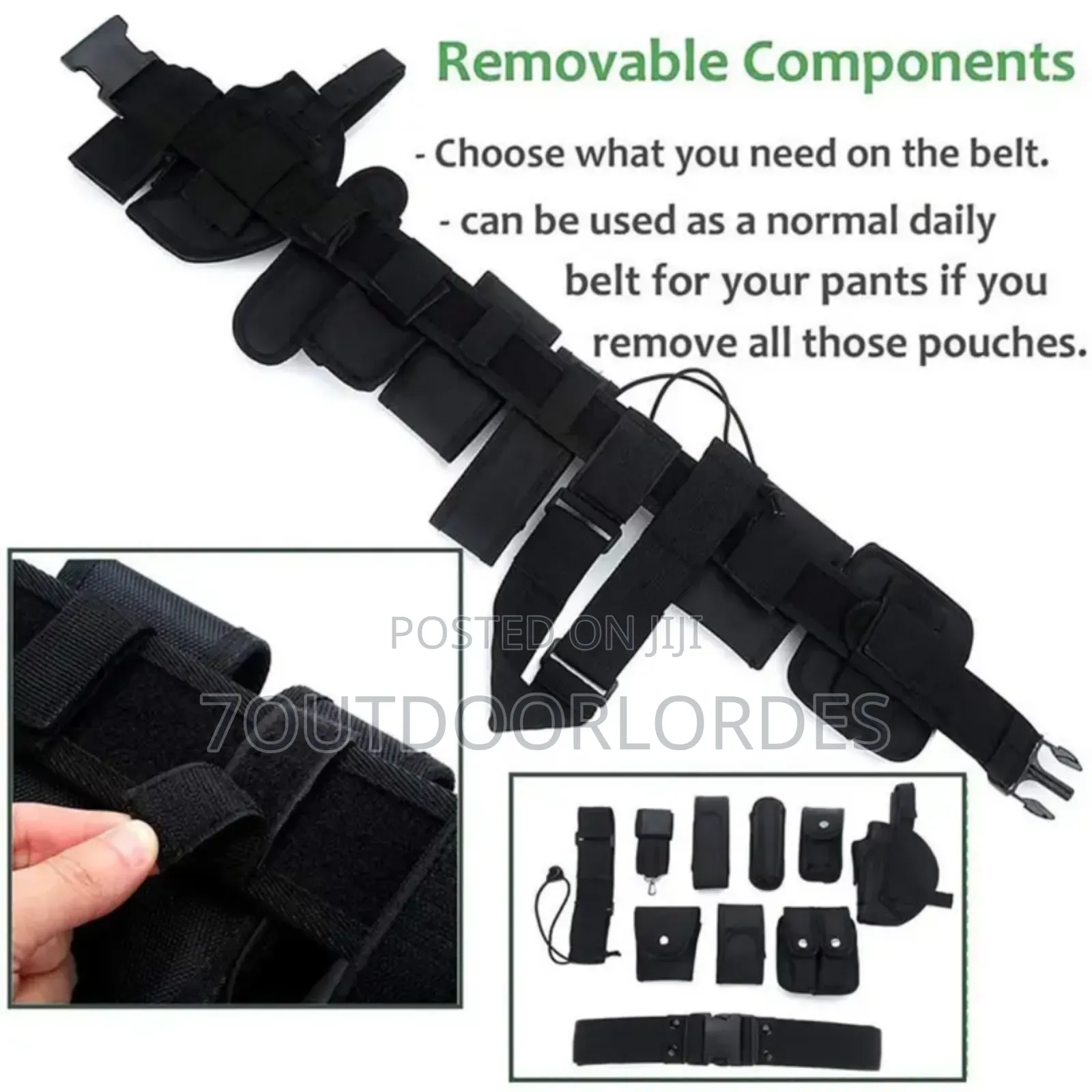 10 in 1 Tactical Utility Duty Belt